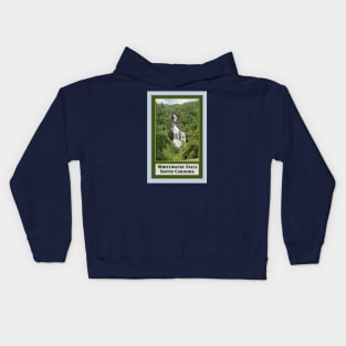 Vintage Travel Whitewater Falls Kids Hoodie